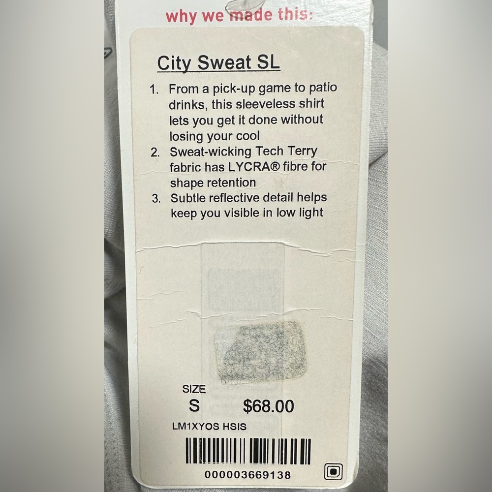 Lululemon - city sweat - SL